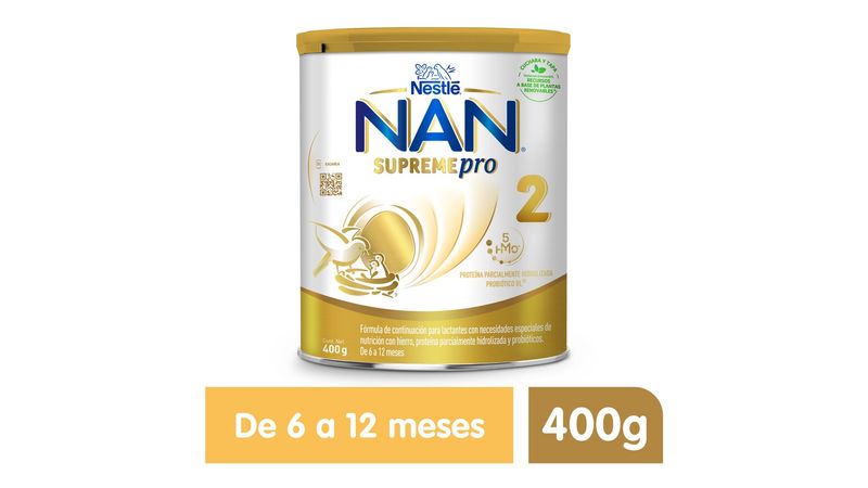 Nan Supreme Pro 2 400 g - Farmacias Klyns