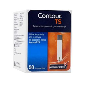 Tiras Reactivas Contour TS 50 Piezas