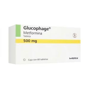 Glucophage 500 mg 60 Tabletas
