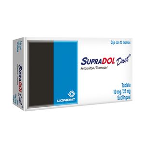 Supradol Duet 10 mg / 25 mg 10 Tabletas