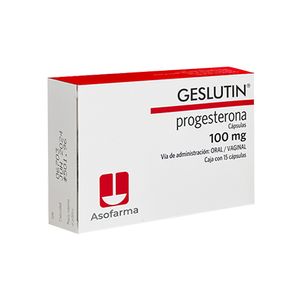 Geslutin 100 mg 15 Capsulas
