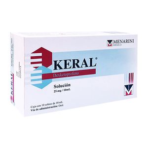 Keral Solucion 25 mg / 10 ml 10 Sobres