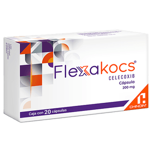 Flexakocs 200 mg 20 Capsulas