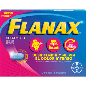 Flanax Fem 550 mg 12 Tabletas