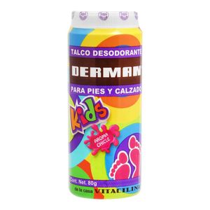 Talco Desodorante para Pies Derman Kids 80 g