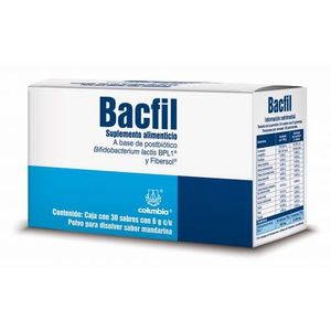 Bacfil Suplemento Alimenticio 30 Sobres con 6 g c/u