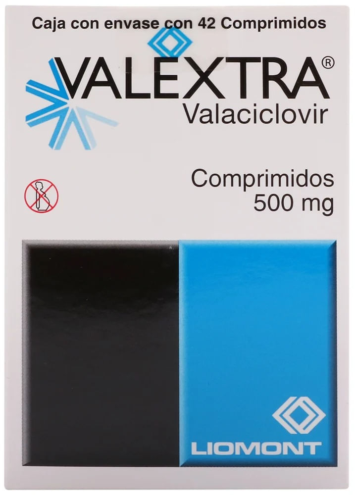 Valextra 500 mg 42 Comprimidos - Farmacias Klyns