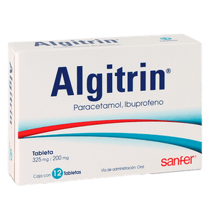 Algitrin 325 mg /200 mg 12 Tabletas