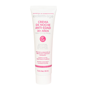 Crema de Noche Exderm Anti Edad 30+ Años 50 mL