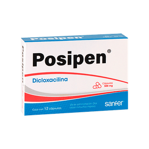 Posipen 500 mg 12 Capsulas