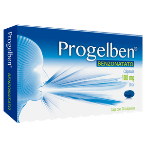 Progelben Benzontato 100 mg 20 Capsulas