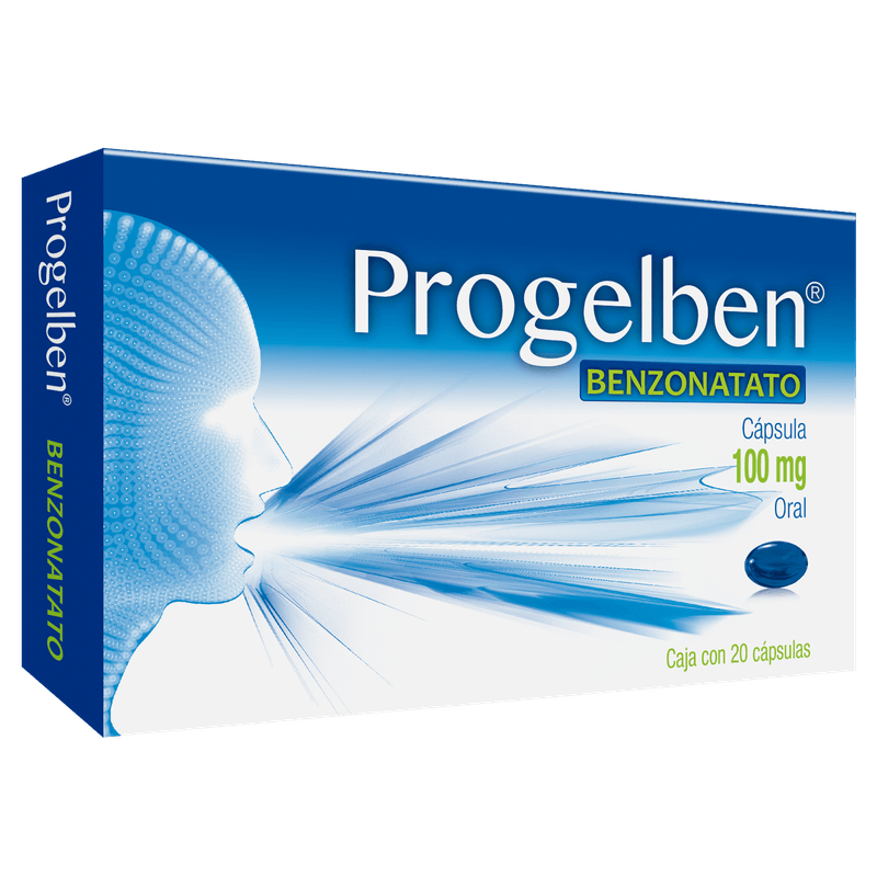 Progelben-Benzontato-100-mg-20-Capsulas