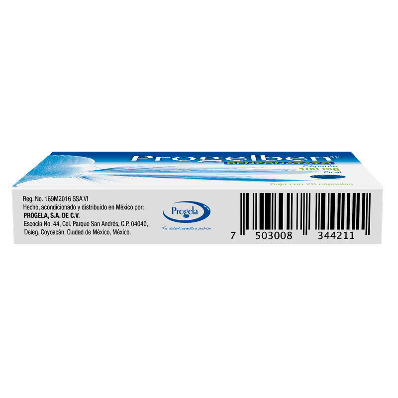 Progelben-Benzontato-100-mg-20-Capsulas
