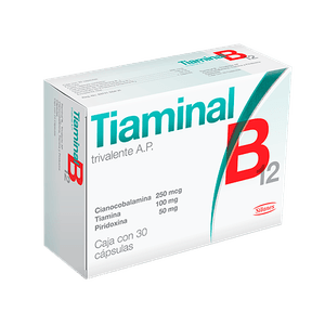 Tiaminal B12 Trivalente AP 30 Capsulas