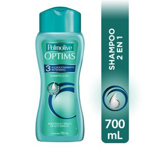 Shampoo Palmolive Optims Acondicionamiento Intensivo 2 en 1 700 mL