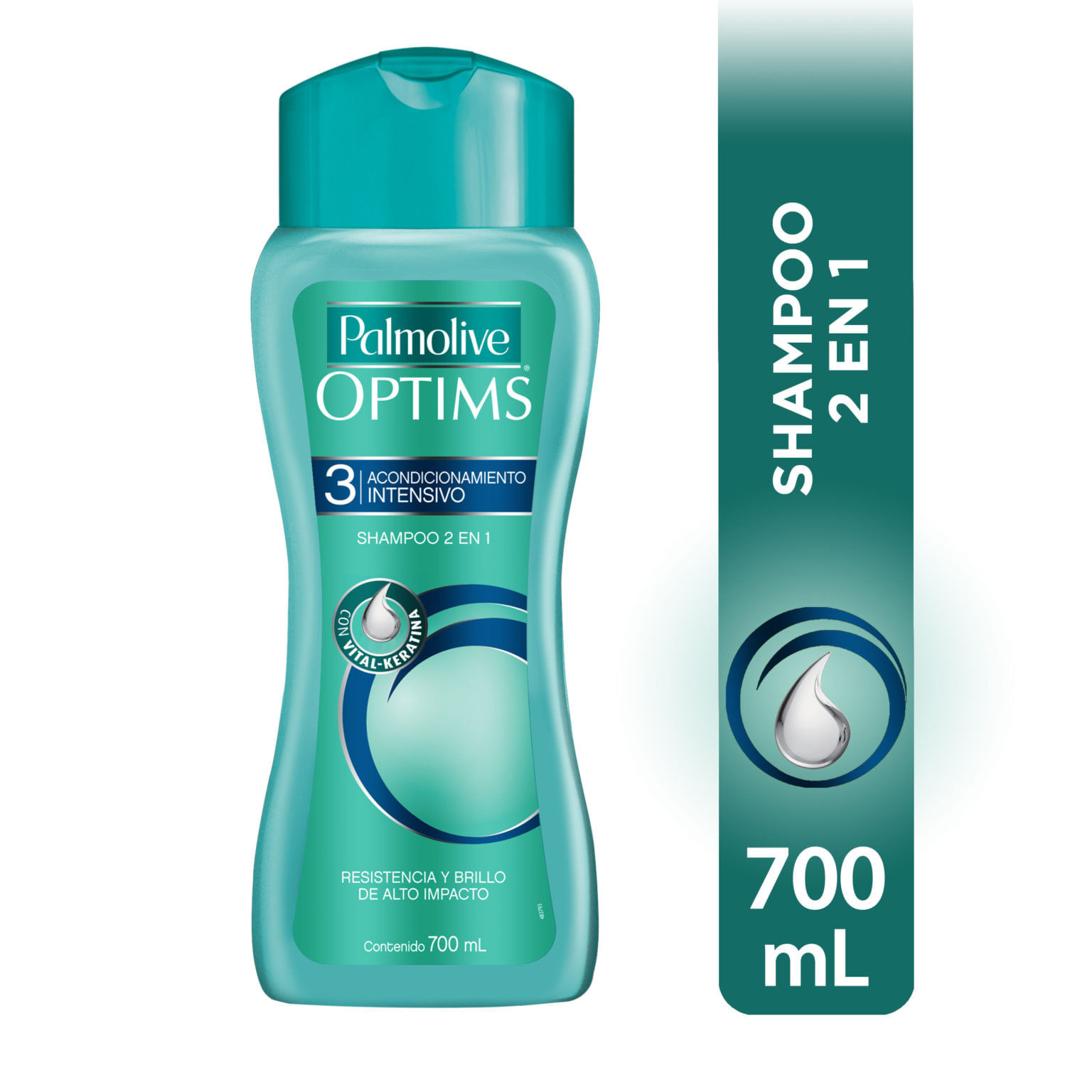 Shampoo Palmolive Optims Acondicionamiento Intensivo 2 En 1 700 Ml Farmacias Klyns 8365