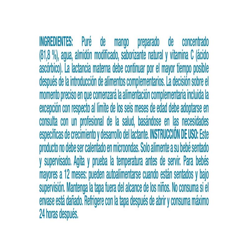 Papilla-Gerber-Junior-Et-4-Mango-110-g