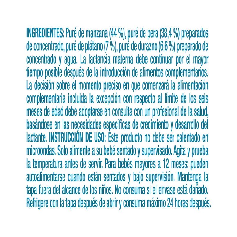 Papilla-Gerber-Junior-Et-4-Manzana---Pera-Platano---Durazno-120-g