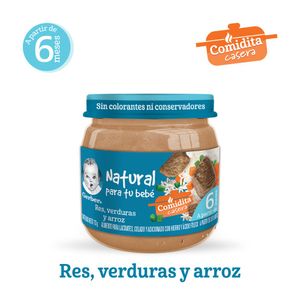 Papilla Gerber Et 2 Res / Verdura / Arroz 113 g