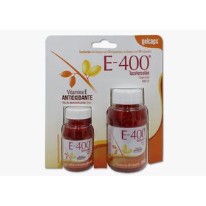 Vitamina E-400 Duo Antioxidante 90 + 30 Capsulas