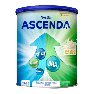 Ascenda Suplemento Alimenticio Sabor Vainilla 400 g
