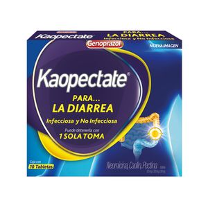 Kaopectate 120 mg / 280 mg /30 mg 10 Tabletas