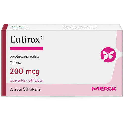Eutirox200mcg50Tabletas
