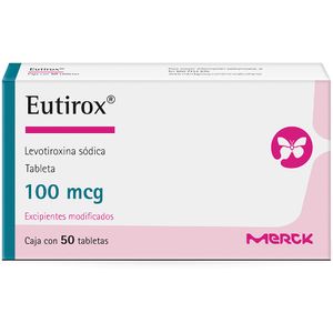 Eutirox 100 mcg 50 Tabletas