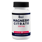 Magnesio Citrato 500 mg Healthy Boost Suplemento Alimenticio 60 Capsulas