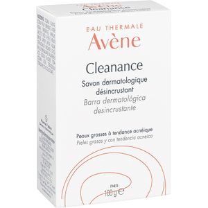 Barra Dermatologica Desincrustante Cleanance Avene Piel Grasa 100 g