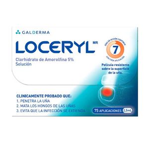 Loceryl Solucion 5% 75 Aplicaciones de 2.5 mL