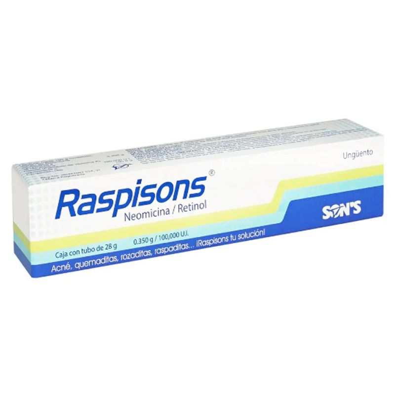 Raspisons-Unguento-0.350-g---100-000-UI-Tubo-con-28-g