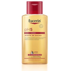 Eucerin Aceite De Ducha PH5 Piel Seca y Sensible 200 mL