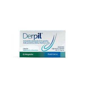 Derpil 511 mg 32 Capsulas