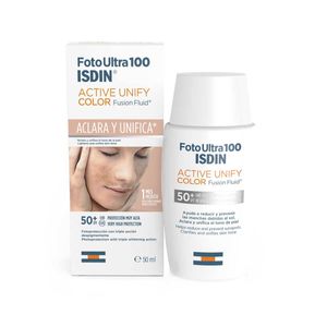 Fotoprotector Foto Ultra 100 Isdin Active Unify Color SPF 50+ 50 mL