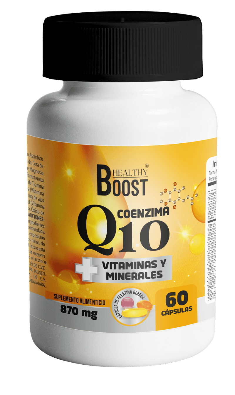 Coenzima Q10 870 mg Healthy Boost 60 Capsulas