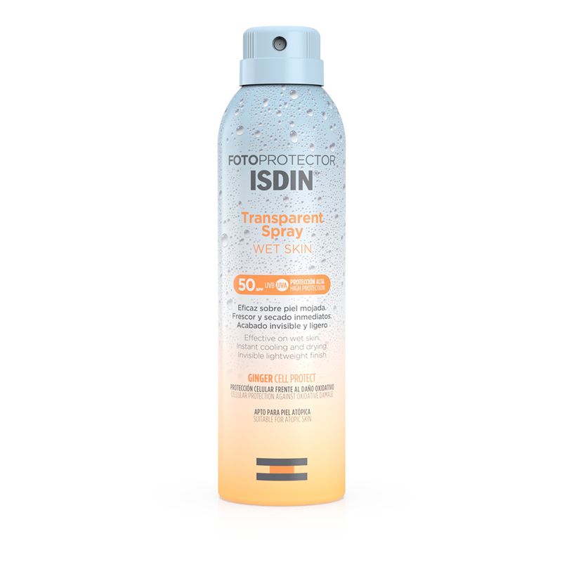 Fotoprotector-Isdin-SPF50--Transpartent-Spray-Wet-Skin-250-mL