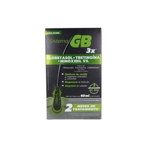 Sistema GB 3x Solucion Alopecia 60 mL