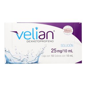 Polvo Velian 25 mg / 10 mL 10 Sobres