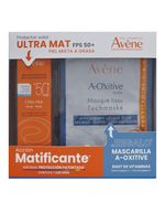 Kit-Avene-Protector-Solar-Mat-Perfect-FPS-50--Piel-Grasa-a-Mixta-Matificante---Mascarilla-A-Oxitive-2-Piezas