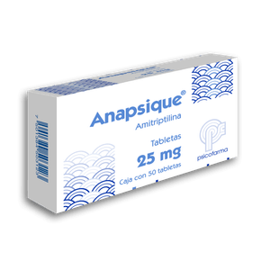 Anapsique 25 mg 50 Tabletas