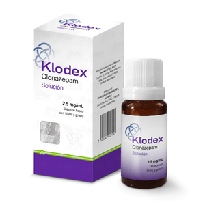 Klodex Solucion 2.5 mg/mL Frasco con 10 mL