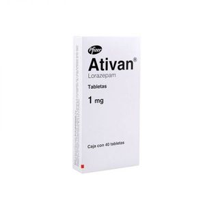 Ativan 1 mg 40 Tabletas