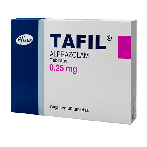 Tafil-0.25-mg-30-Tabletas
