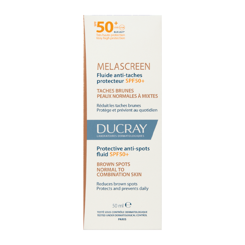 Protector-Solar-Fluido-FPS50--Melascreen-Ducray-50-mL