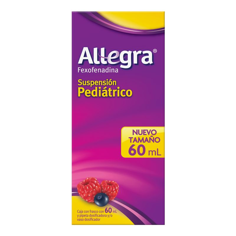 AllegraSuspensionPediatrico6mgFrascocon60mL
