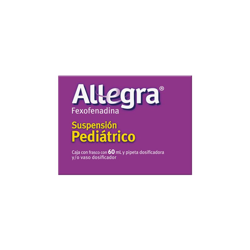 AllegraSuspensionPediatrico6mgFrascocon60mL