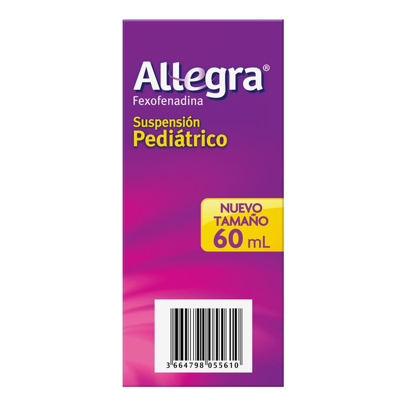 AllegraSuspensionPediatrico6mgFrascocon60mL