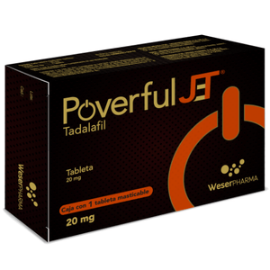 Poverful Jet 20 mg 1 Tableta