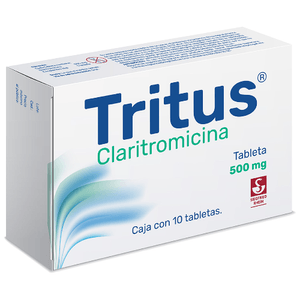 Tritus 500 mg 10 Tabletas